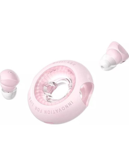 Słuchawki bezprzewodowe vention donut-shaped bt 5.3 ipx4 różowe