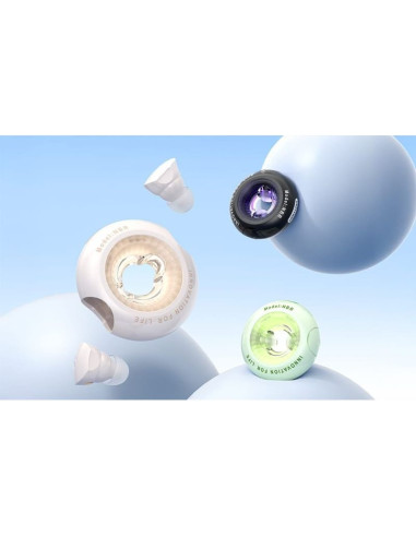 Słuchawki bezprzewodowe vention donut-shaped bt 5.3 ipx4 różowe