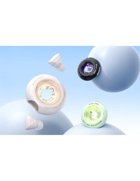 Słuchawki bezprzewodowe vention donut-shaped bt 5.3 ipx4 różowe