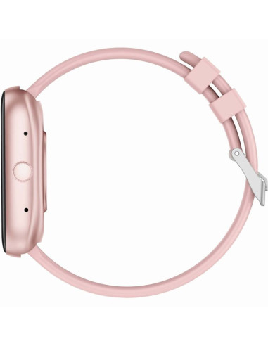 Smartwatch damski gravity gt18-2 różowy pasek silikonowy + biały pasek