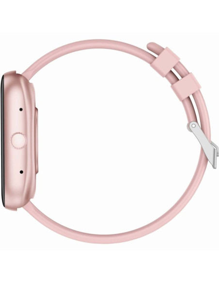 Smartwatch damski gravity gt18-2 różowy pasek silikonowy + biały pasek