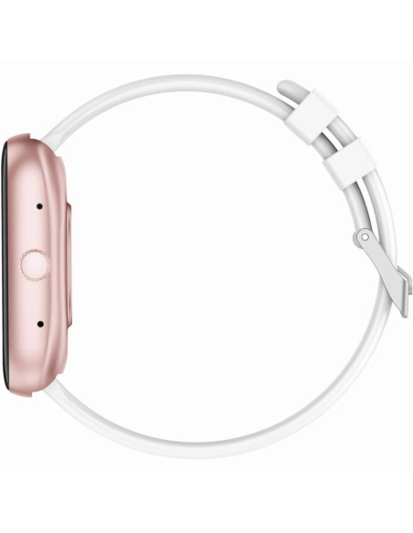 Smartwatch damski gravity gt18-2 różowy pasek silikonowy + biały pasek