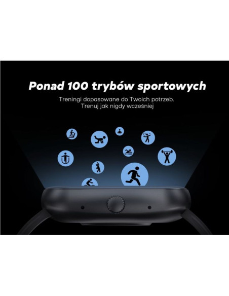 Smartwatch damski gravity gt18-2 różowy pasek silikonowy + biały pasek