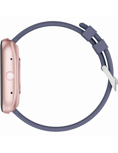 Smartwatch damski gravity gt18-3 różowy pasek silikonowy + granatowy pasek