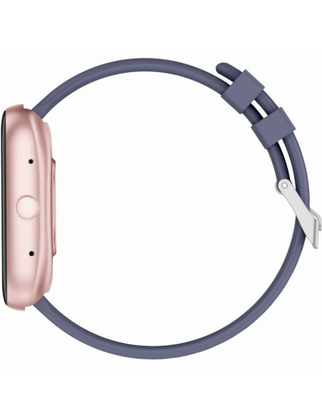 Smartwatch damski gravity gt18-3 różowy pasek silikonowy + granatowy pasek