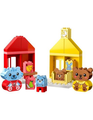 Lego duplo  10414 codzienne czynności jedzenie i pora snu