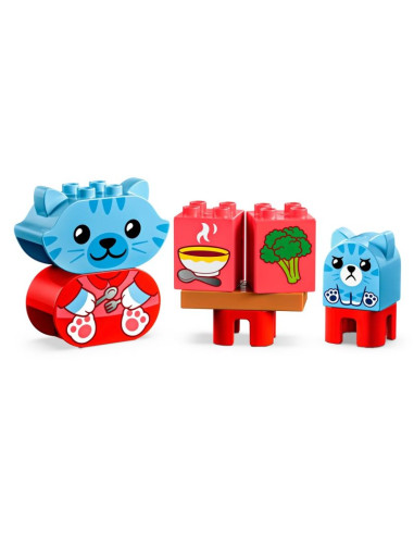 Lego duplo  10414 codzienne czynności jedzenie i pora snu