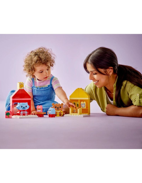Lego duplo  10414 codzienne czynności jedzenie i pora snu