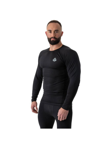 Rashguard długi rękaw czarny blackrsl - s