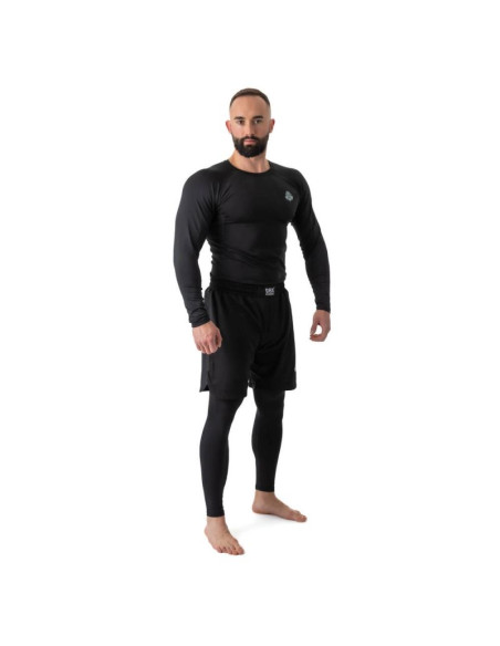 Rashguard długi rękaw czarny blackrsl - s
