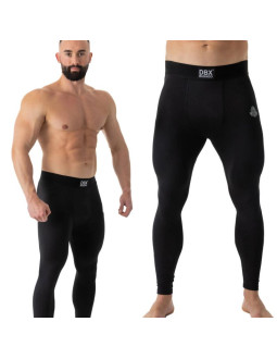 Leginsy treningowe długie czarne  - csl - s