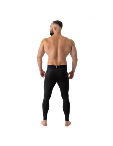 Leginsy treningowe długie czarne  - csl - s