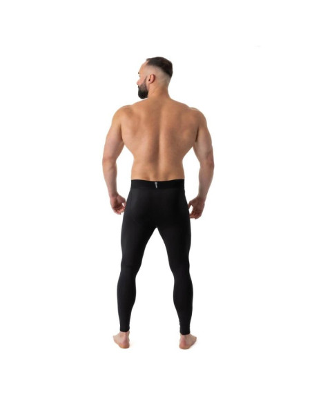 Leginsy treningowe długie czarne  - csl - s