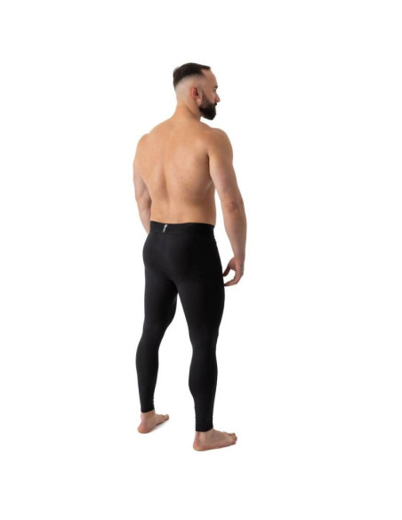 Leginsy treningowe długie czarne  - csl - s