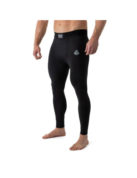 Leginsy treningowe długie czarne  - csl - s