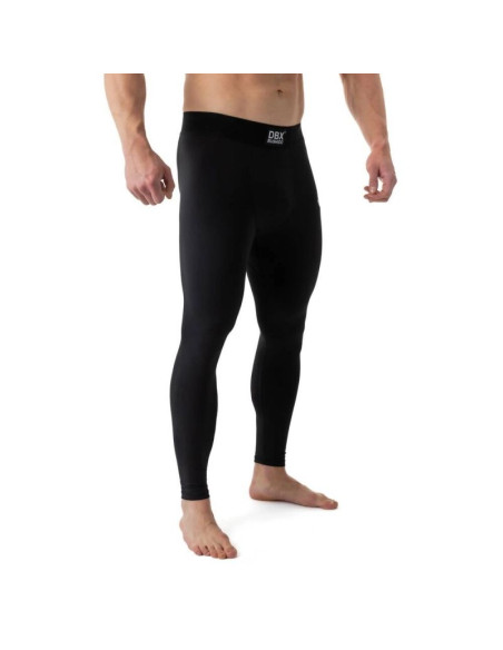 Leginsy treningowe długie czarne  - csl - s