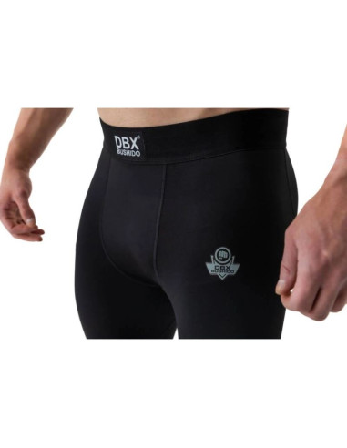 Leginsy treningowe długie czarne  - csl - s