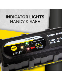 Prostownik do akumulatorów dunlop 3,8a 2