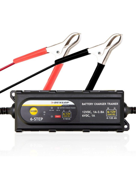 Prostownik do akumulatorów dunlop 3,8a