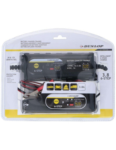 Prostownik do akumulatorów dunlop 3,8a