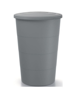 Zbiornik pojemnik na wodę deszczówkę smooth 160l smooth gray