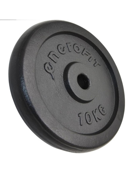 Obciążenie żeliwne czarne 10kg enero fit fi26,5 1 szt.