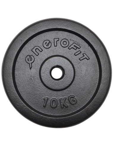 Obciążenie żeliwne czarne 10kg enero fit fi26,5 1 szt.