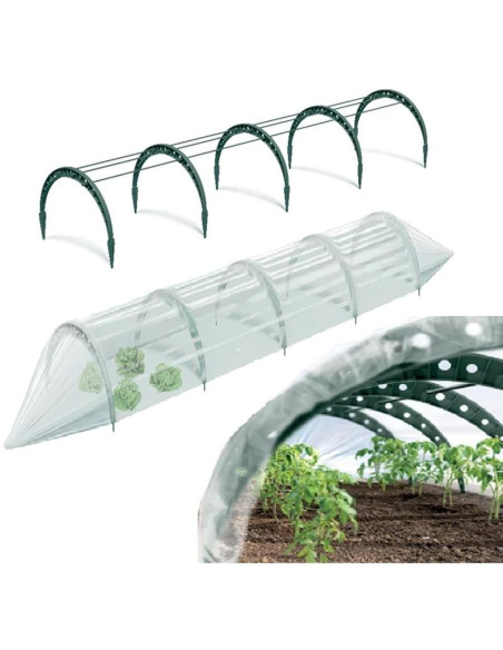 Tunel foliowy szklarnia floo 240cm zielony leśny