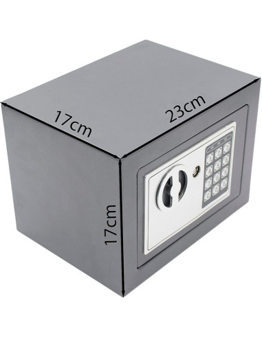 Sejf z zamkiem cyfrowym 23x17x17cm 1067582 saska garden