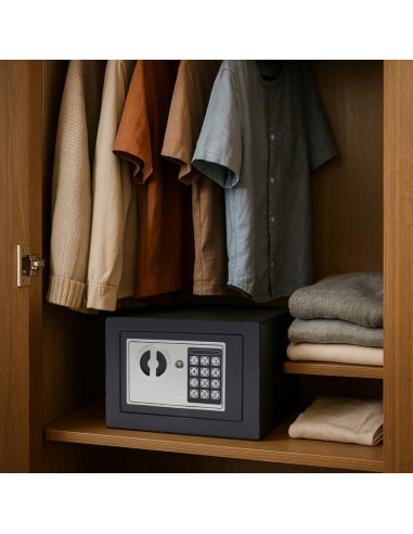 Sejf z zamkiem cyfrowym 23x17x17cm 1067582 saska garden