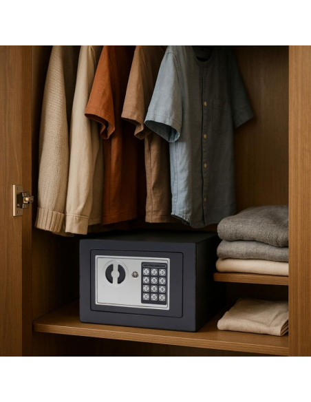 Sejf z zamkiem cyfrowym 23x17x17cm 1067582 saska garden