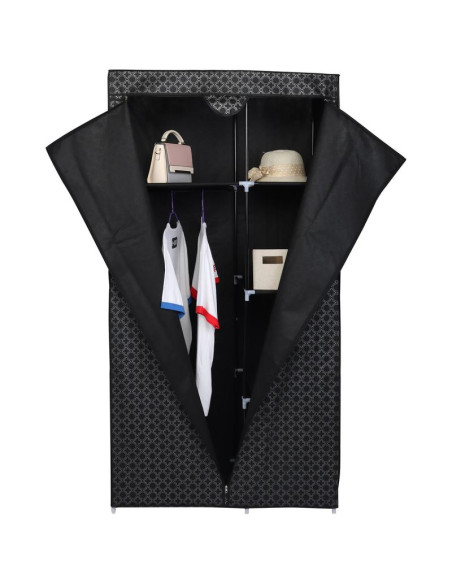 Szafa tekstylna garderoba 90x45x170cm ornament 45207