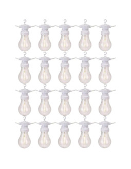Girlanda ogrodowa party light 20led a60 biały kabel