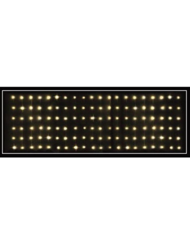 Lampki choinkowe kurtyna świetlna zew/wew 120 led 300x60cm z pilotem ciepły biały