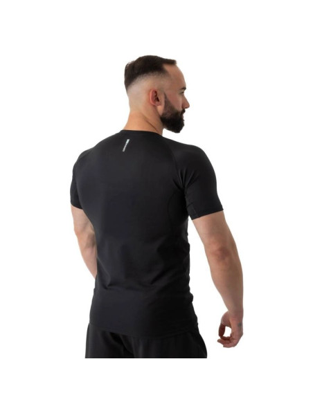 Rashguard krótki rękaw czarny blackrs - s