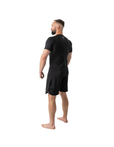 Rashguard krótki rękaw czarny blackrs - s