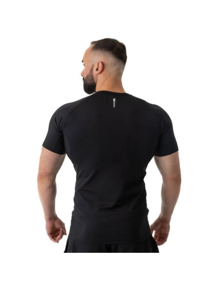 Rashguard krótki rękaw czarny blackrs - s