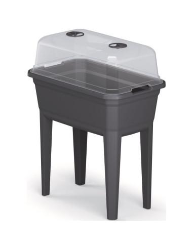 Szklarnia stojąca rozsadnik respana set ecoline 59,6x36,8x75,3cm antracyt