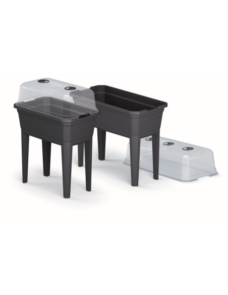 Szklarnia stojąca rozsadnik respana set ecoline 59,6x36,8x75,3cm antracyt