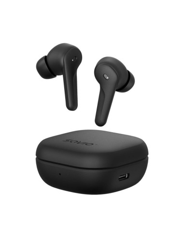 Savio słuchawki bezprzewodowe bluetooth 5.3 z mikrofonem, anc, enc, qc tws-12