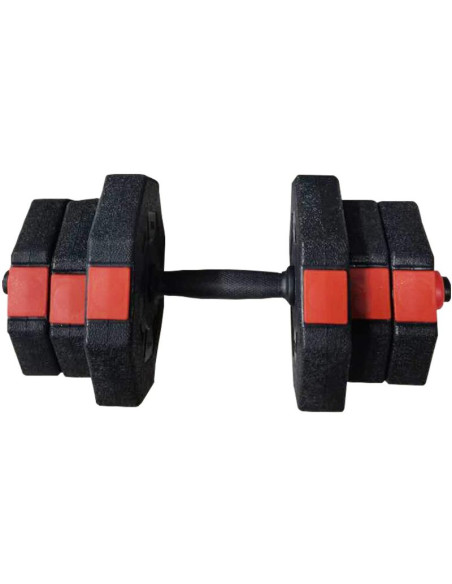 Regulowane hantle treningowe 2x10kg z funkcją sztangi enero fit