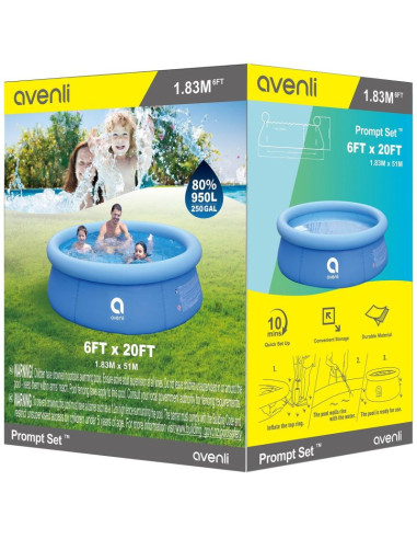 Basen rozporowy z dmuchanym kołnierzem 183x51cm 12025