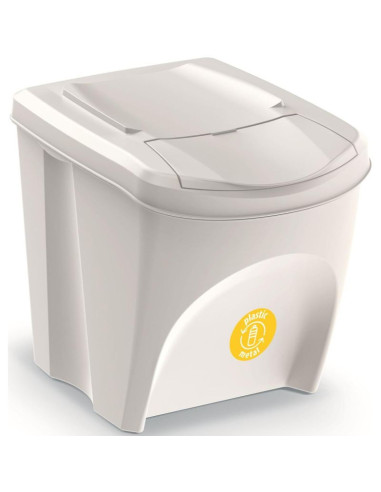 Śmietnik kosze na śmieci 25 l sortibox set 3 szt. popielaty