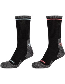 Skechers 2ppk women trail wool socks sk41105-9999 różowe 35-38