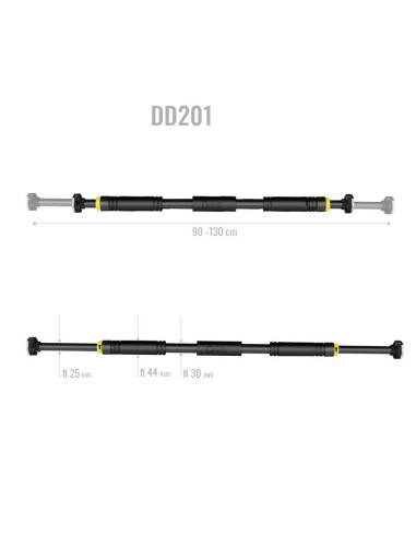 Drążek rozporowy 90-130cm hms dd201