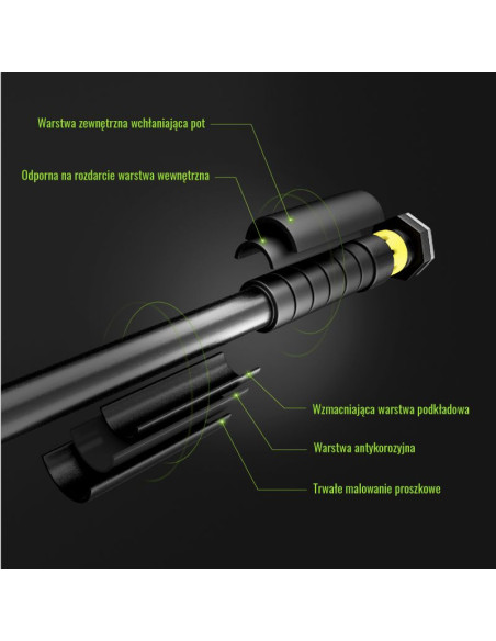 Drążek rozporowy 90-130cm hms dd201