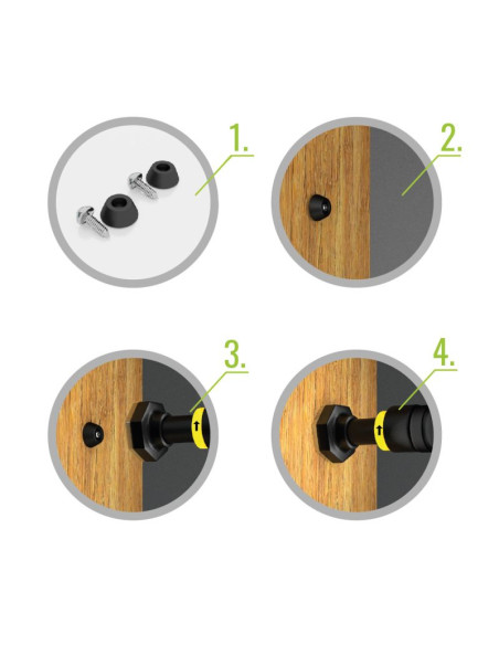 Drążek rozporowy 90-130cm hms dd201