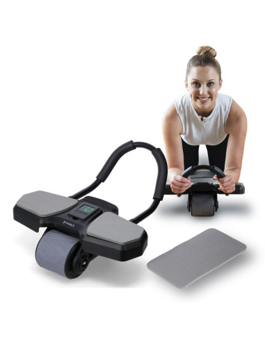 Ka10 black kółko abs automatyczne koło do ćwiczeń mięśni brzucha z podparciem