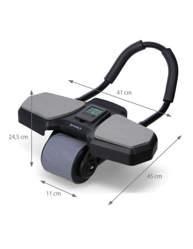 Ka10 black kółko abs automatyczne koło do ćwiczeń mięśni brzucha z podparciem