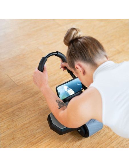 Ka10 black kółko abs automatyczne koło do ćwiczeń mięśni brzucha z podparciem